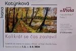 Plakát k výstavě  DIVADLO VIOLA / Exhibition of paintings in the Viola theater